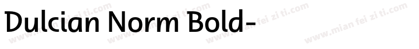 Dulcian Norm Bold字体转换